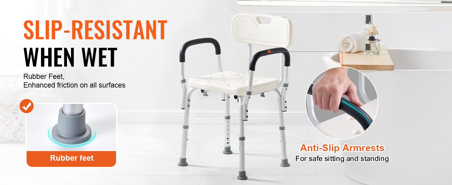 Liukuestojalat ja vedenpoistoreiät istuimessa