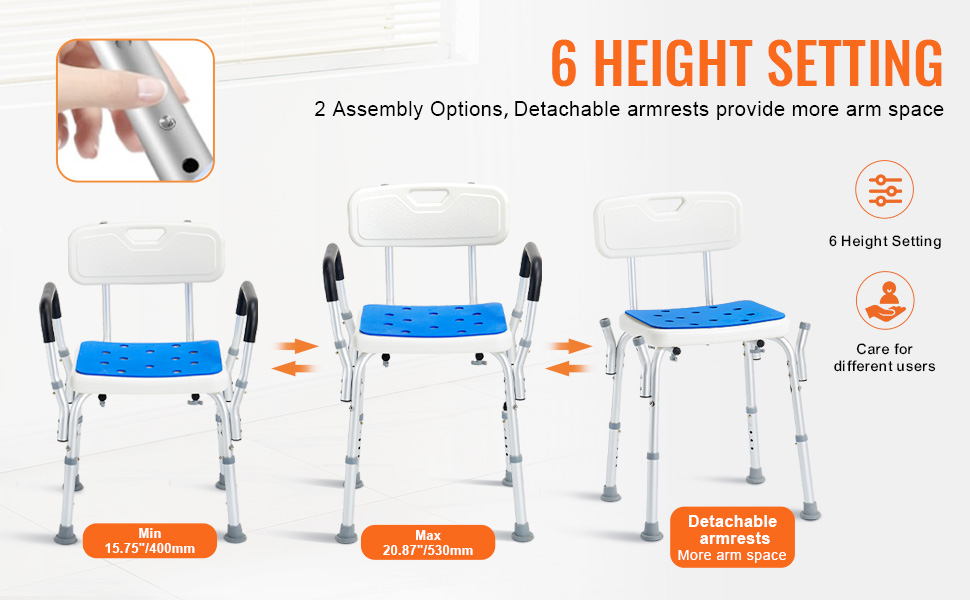 Suihkutuolin liukumattomat jalkapehmusteet