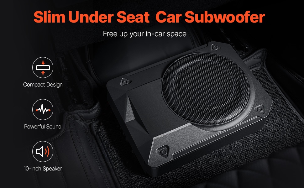 Penkin alle asennettava 10 tuuman subwoofer