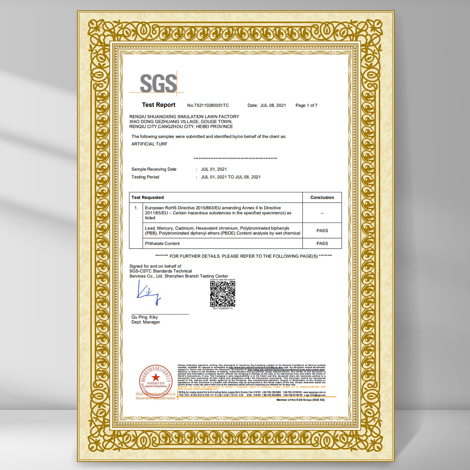 SGS-sertifiointi