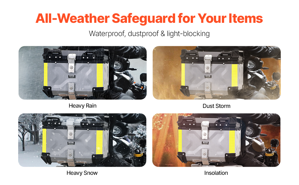 Säänkestävä moottoripyörän laukku