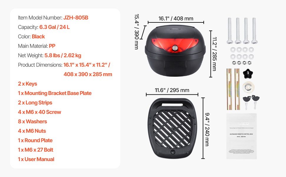 Moottoripyörän takalaukku, käytössä moottoripyörässä