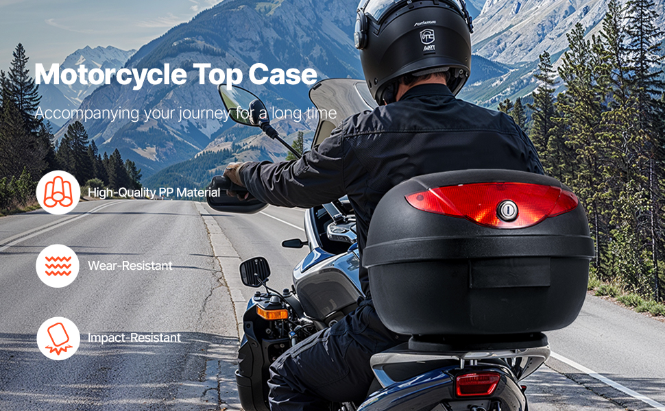 Moottoripyörän takalaukku, yleiskuva