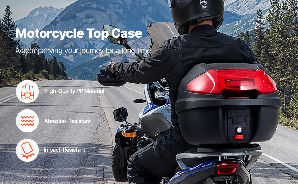 Moottoripyörän takalaukku, yleiskuva