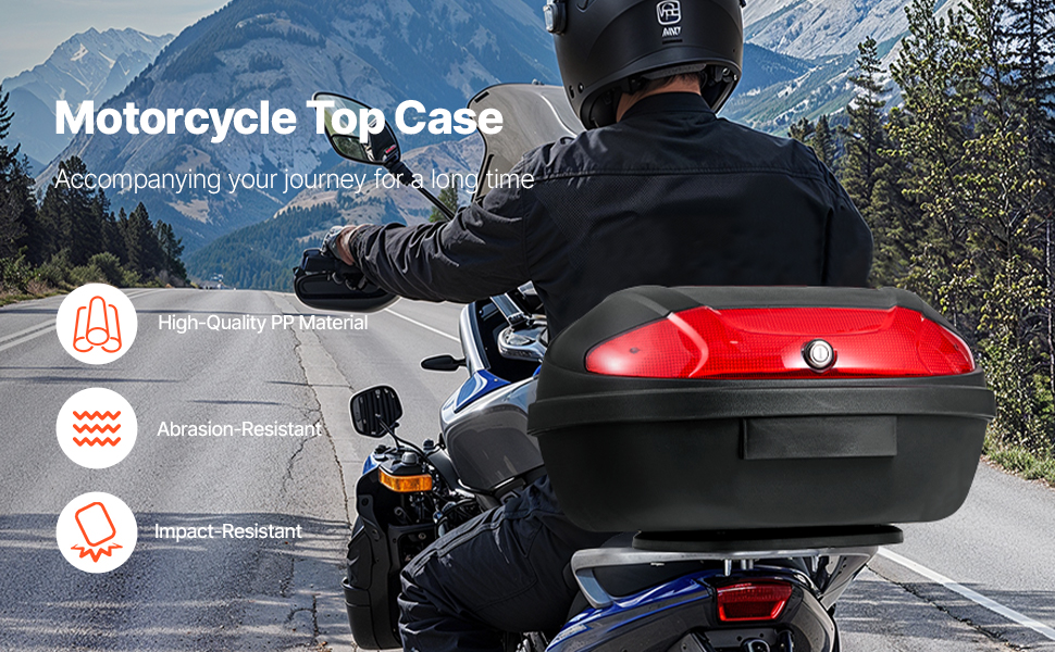 Moottoripyörän takalaukku 62L sivukuva