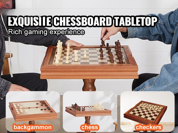 Shakkipöytä lähikuvassa, mobiilikuva 1