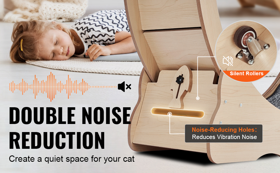 Kissan juoksupyörä – hiljainen rakenne