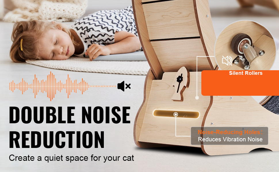 Hiljainen kissan juoksupyörä