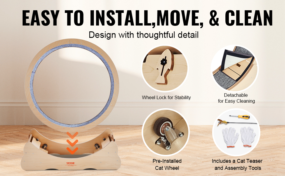 Irrotettava matto kissan juoksupyörässä