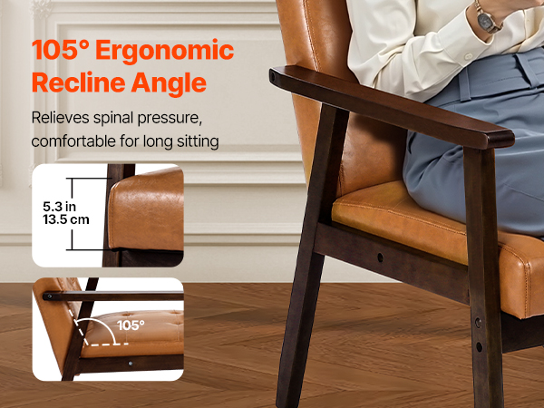 Nojatuolin ergonominen selkänoja
