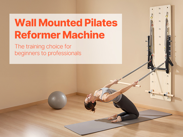 Seinälle asennettava pilates-jousiseinä, yksityiskohta
