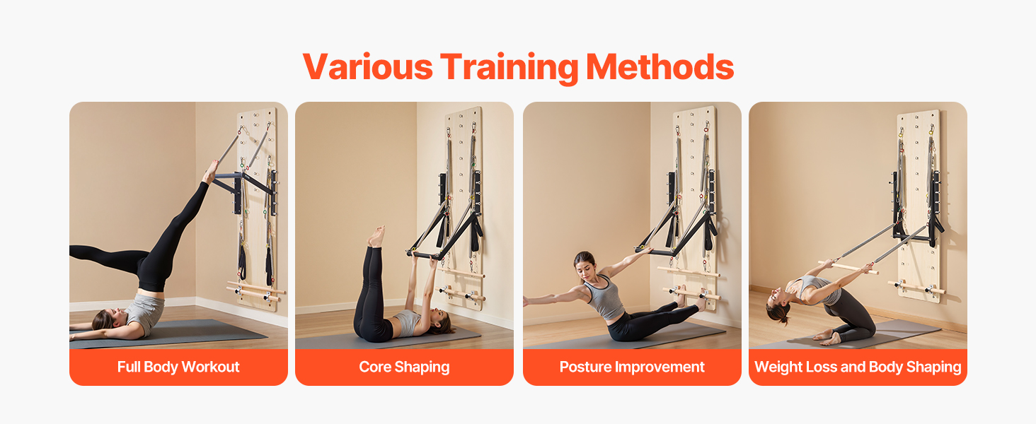 Harjoitusliike pilates-jousiseinällä