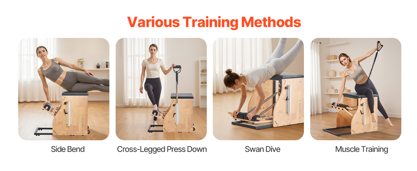 Kohdennettu lihasharjoittelu pilates-tuolilla