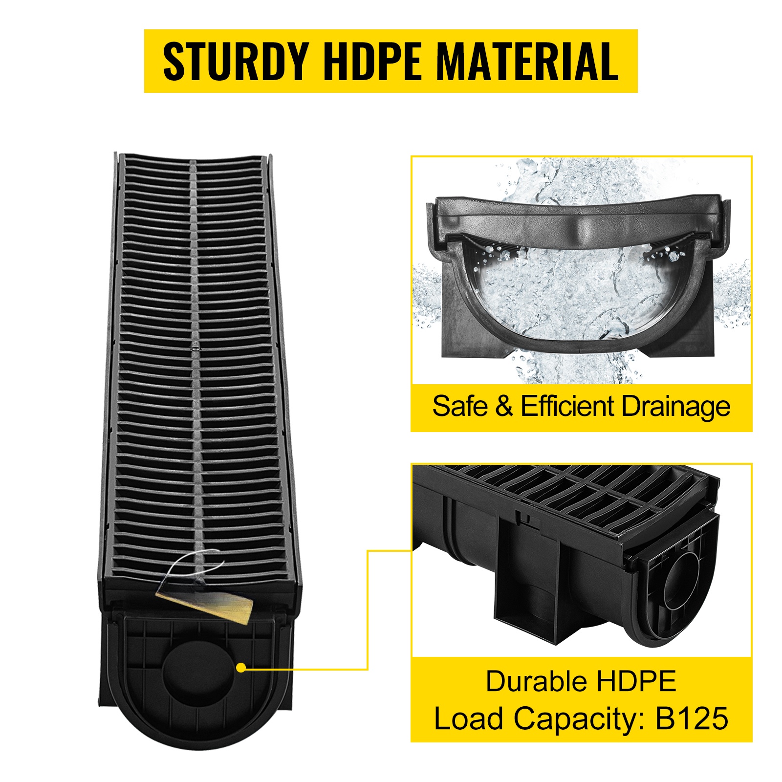 HDPE-muovinen kaivonkouru