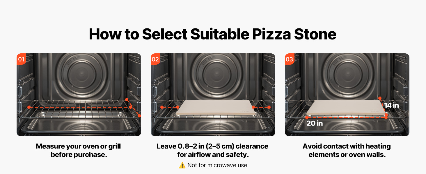 Pizzakivi uuniin ja grilliin
