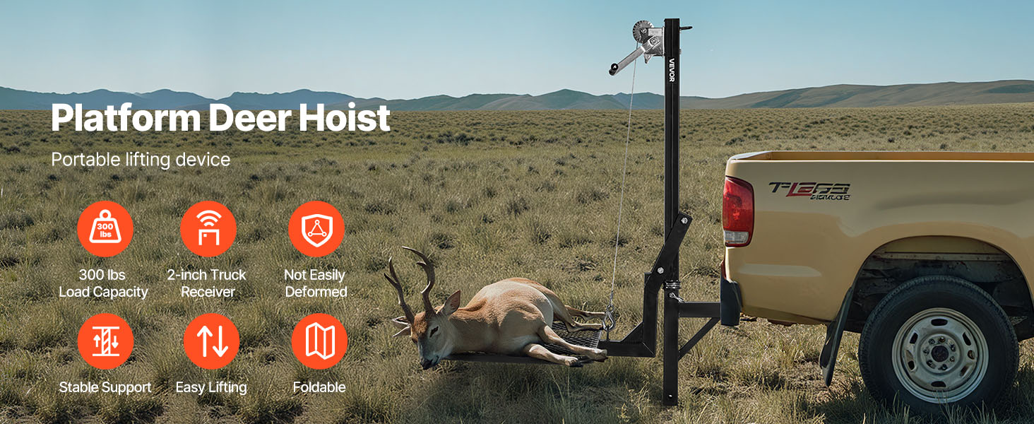 Riistanostin lavalla ajoneuvon vetokoukussa