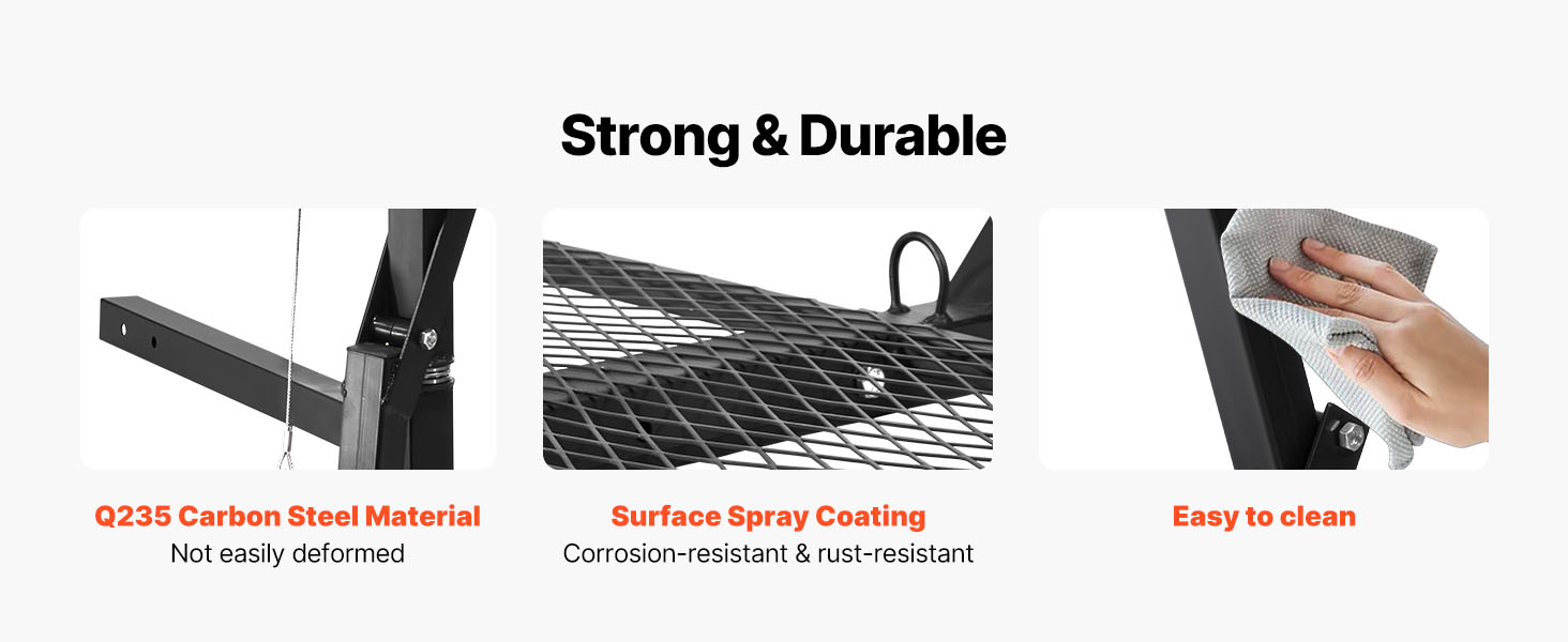 Q235-hiiliteräksestä valmistettu tukeva runko