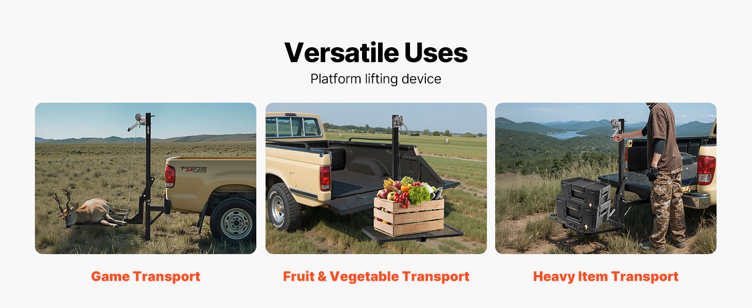 Riistan, eläinten ja materiaalien siirto ulkokäytössä