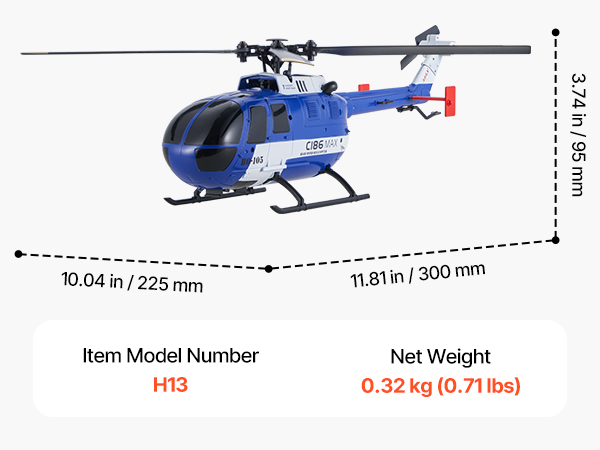 Radio-ohjattava helikopteri lapsille