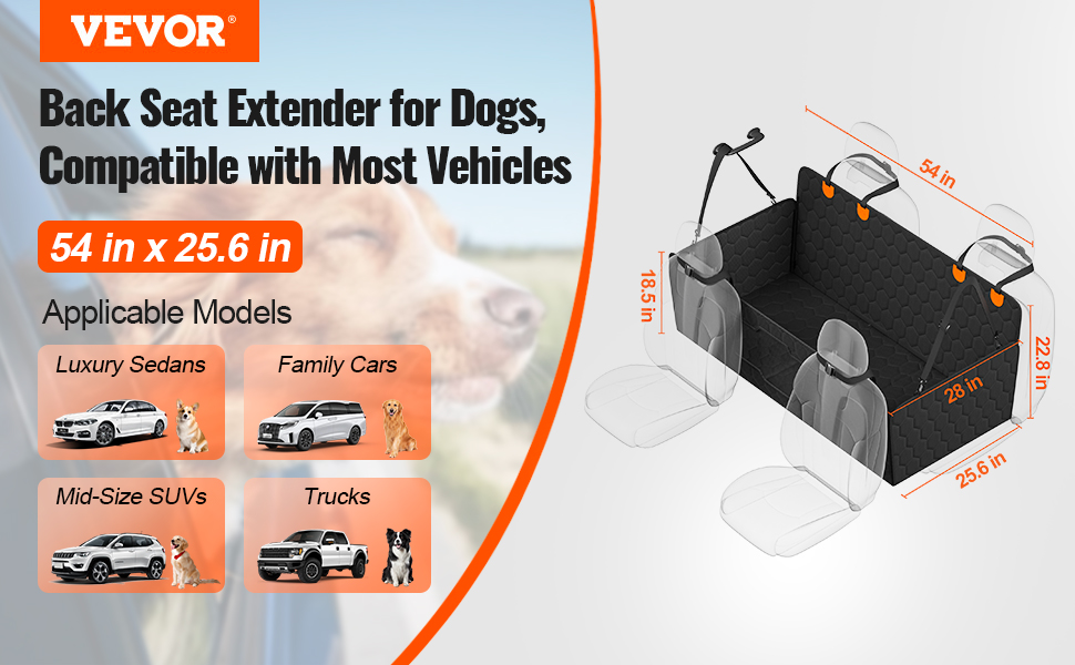 Takapenkin jatkopaneeli koiralle, yleiskuva