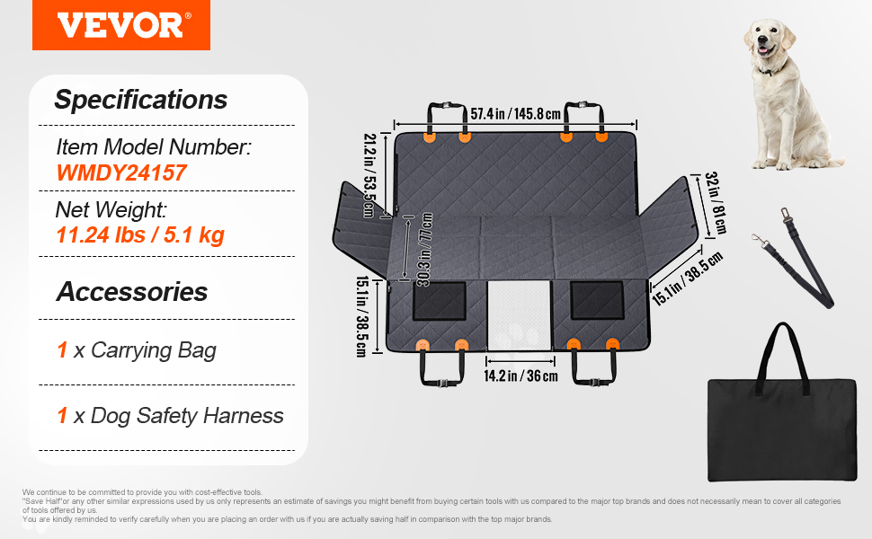 Taitettava ja helposti säilytettävä koiran autosänky