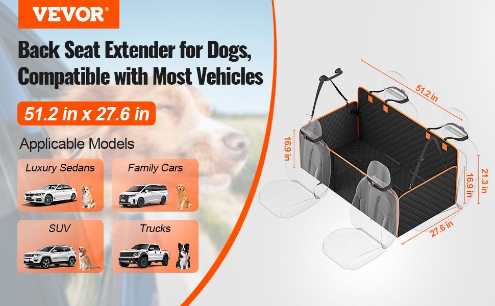 Koiran takaistuimen laajennus ja riippumatto, yleiskuva