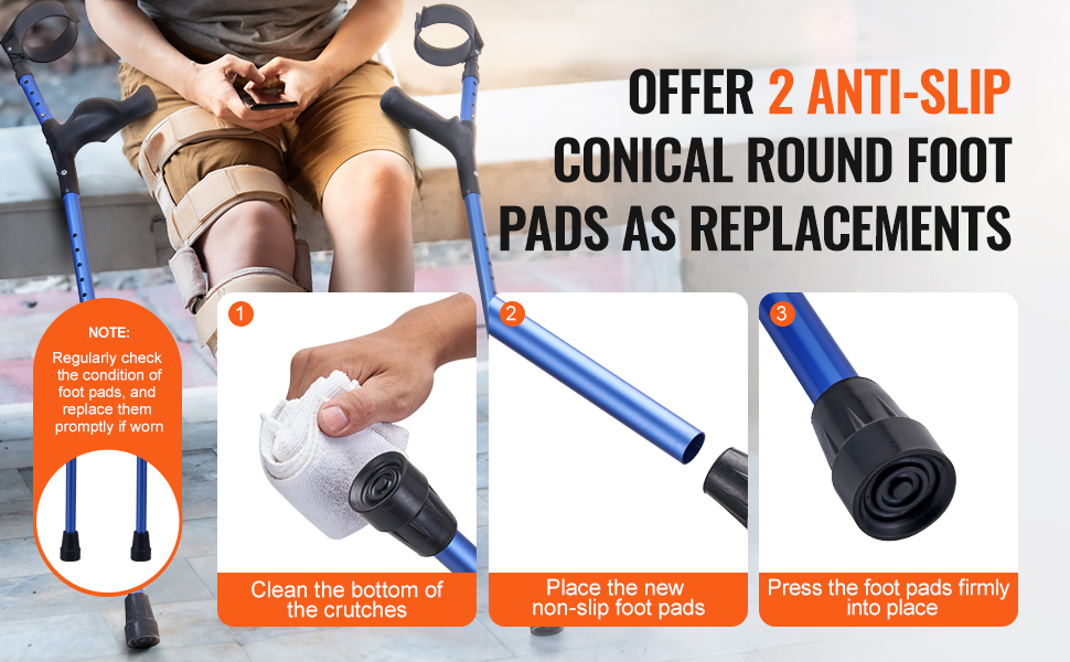 Liukuestepintaiset jalkatyynyt