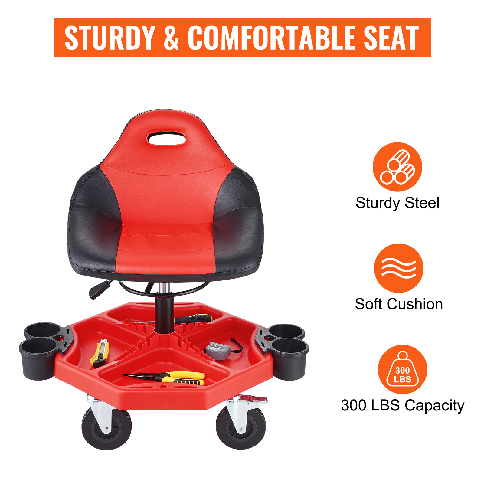 Hyvin rakennettu istuin