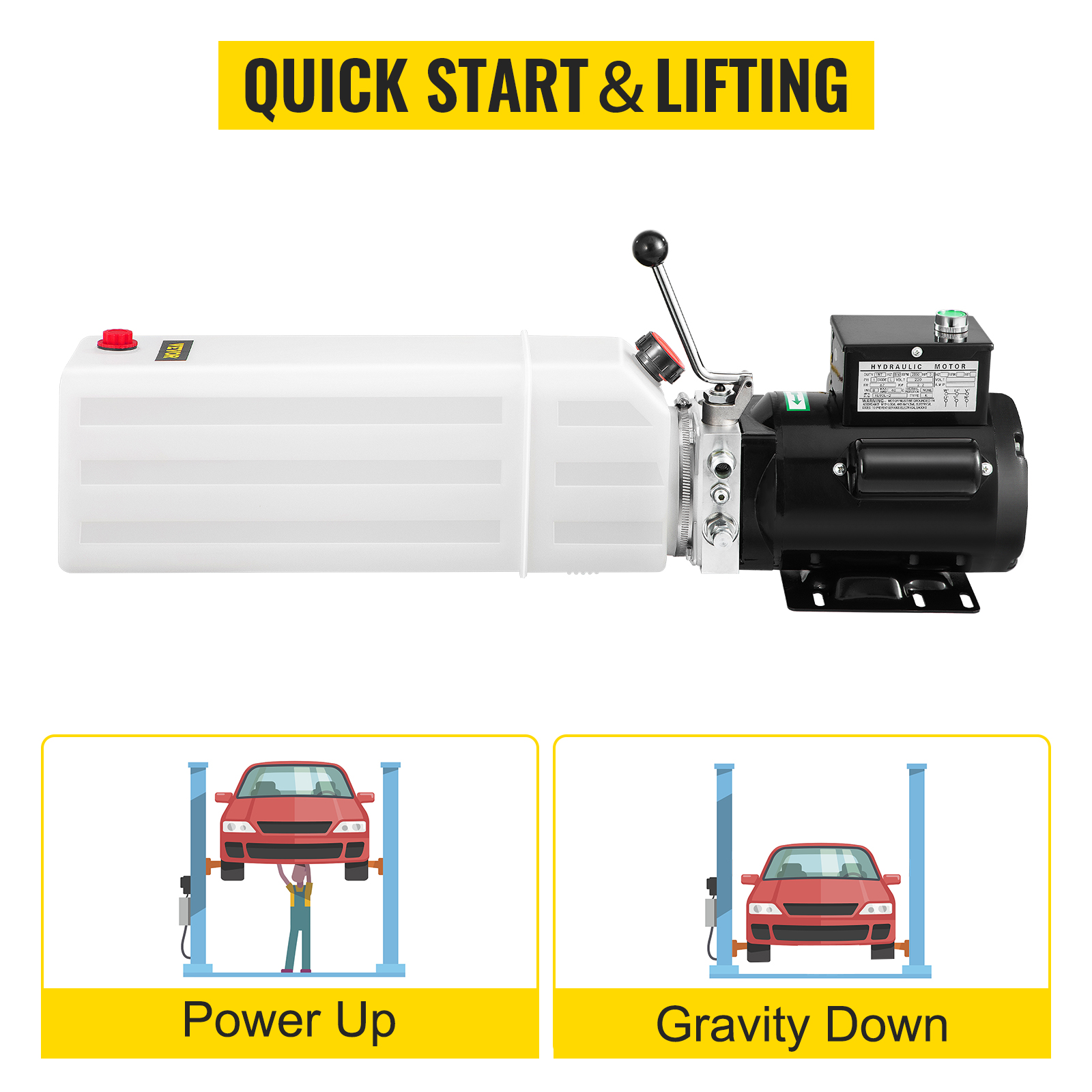 Hydraulinen pumppu käytössä