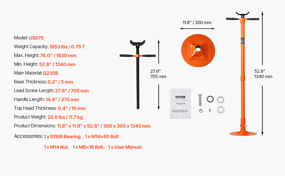 Nostimen tukiteline, pohjarakenne