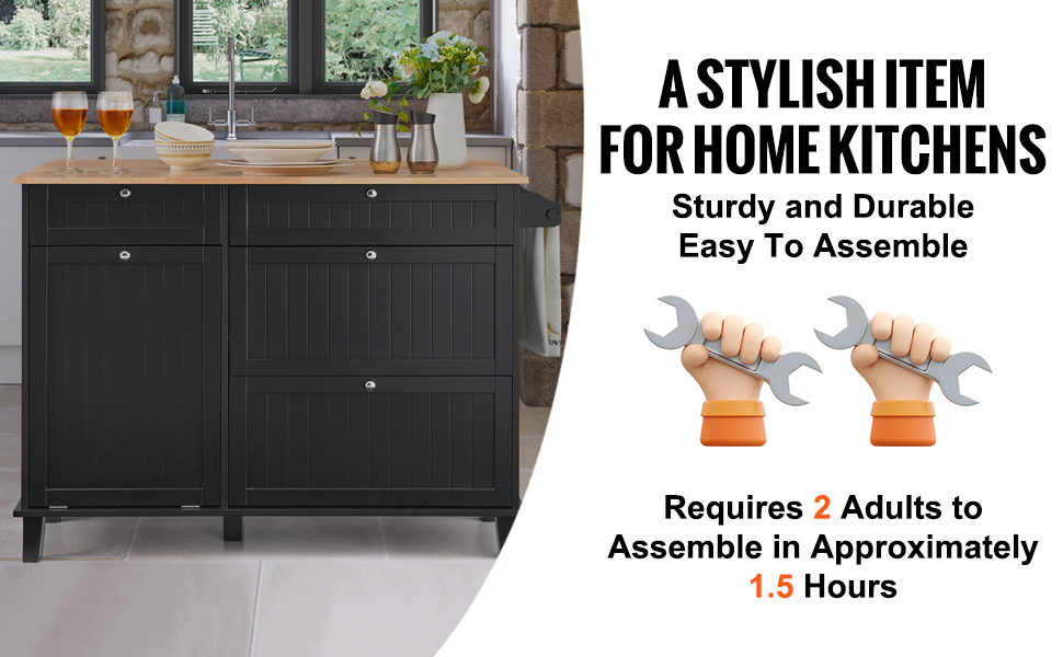 Keittiösaarekkeen yksinkertainen ja selkeä muotoilu