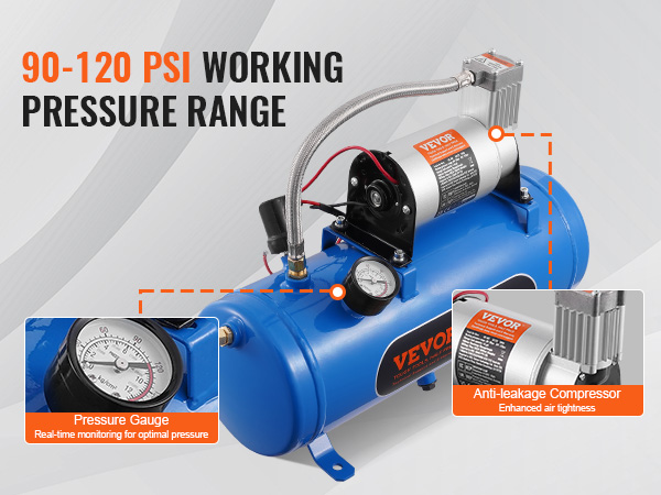 Paineen säätö 90–120 psi välillä