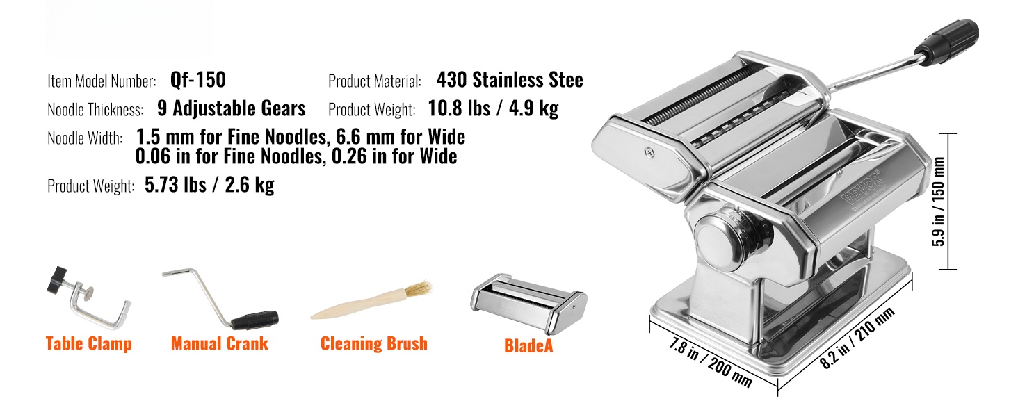 Pastakone ja valmiita nuudeleita