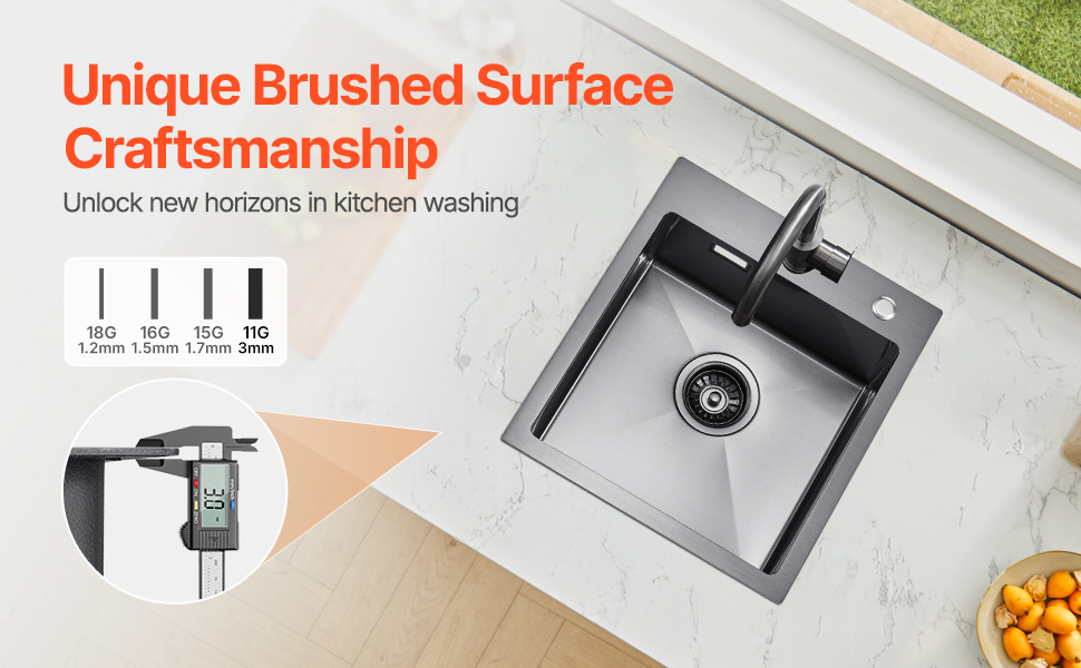 Nano PVD -pinnoitettu ruostumaton teräsallas