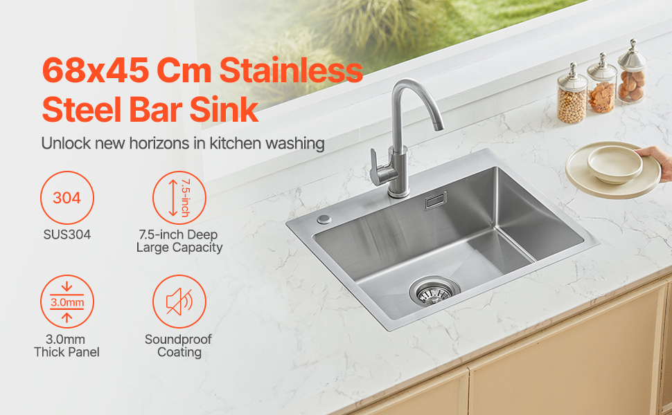 Ruostumaton teräs keittiöallas, yleiskuva