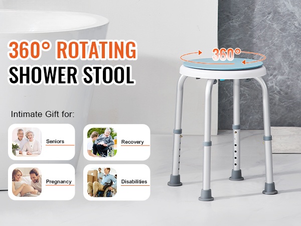 Suihkujakkara edestä kuvattuna