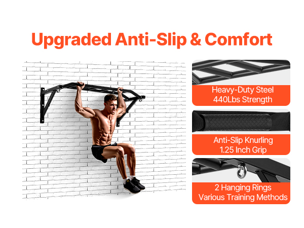 Leuanvetotangon mitat ja kahvat