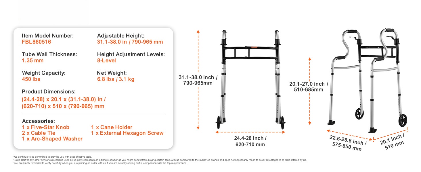 Taitettava rollaattori käytössä