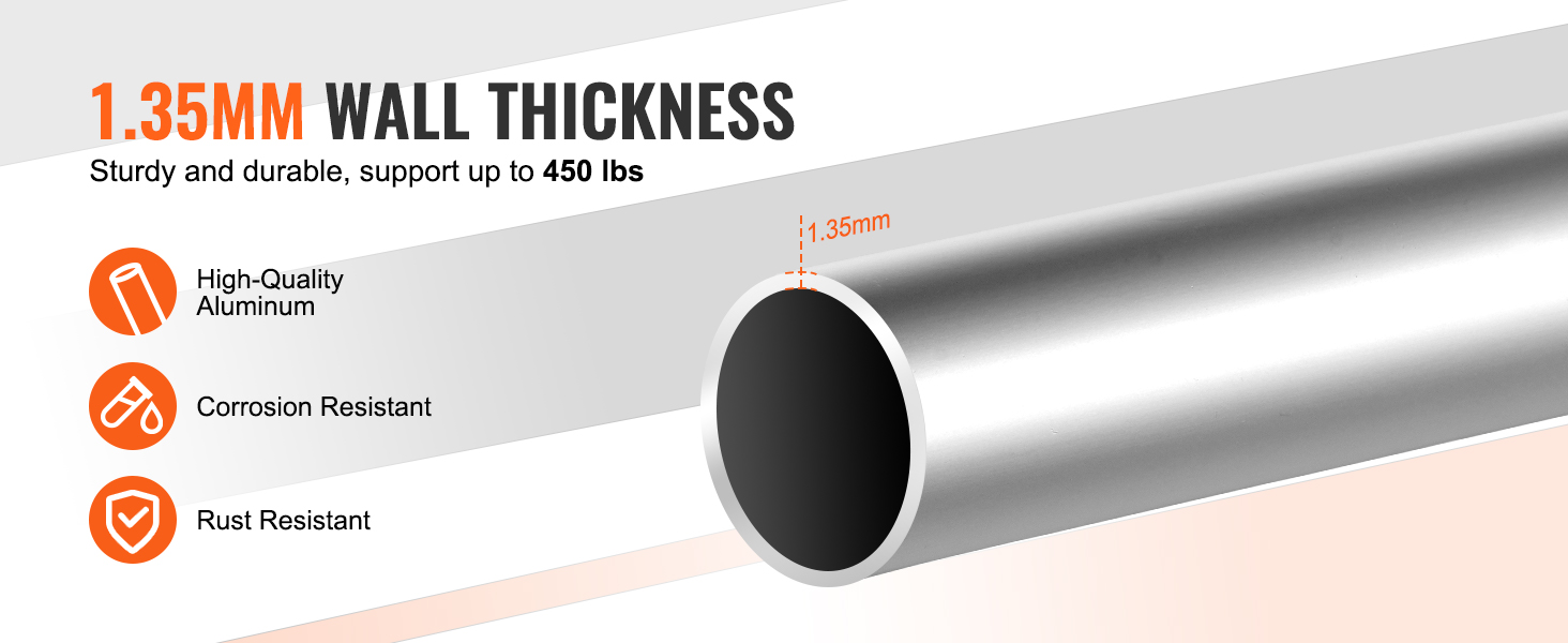 Alumiinirunko ja tukeva rakenne