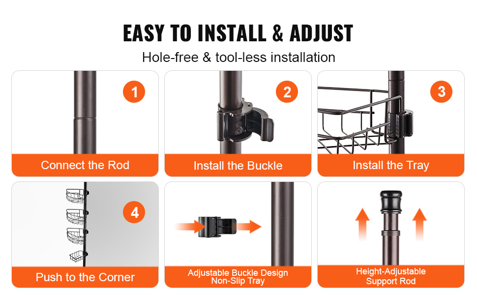 Helppo korkeuden säätö ja asennus