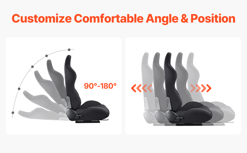 Racing-istuimen ergonominen muotoilu