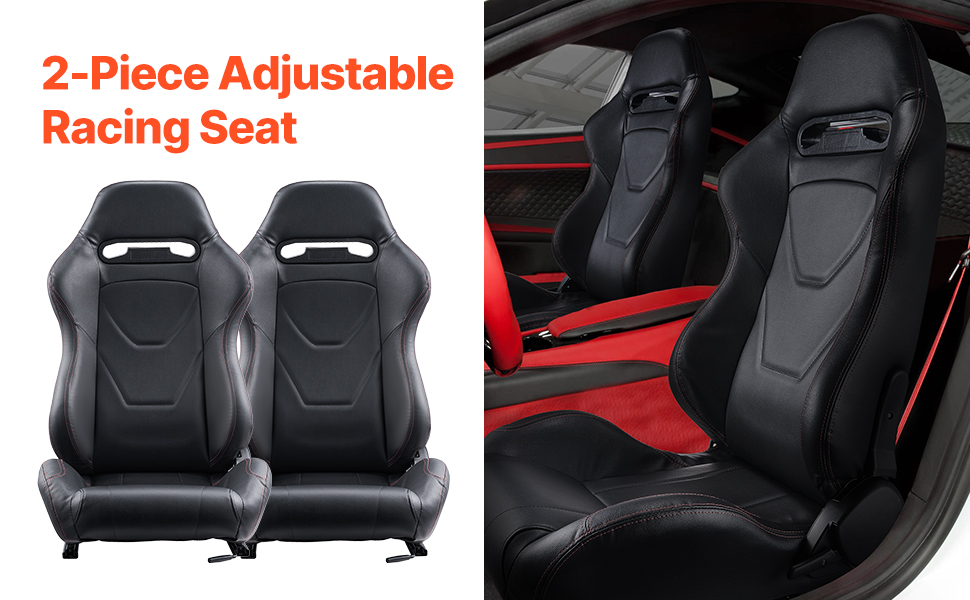 Racing-istuimet mukava ajoasento