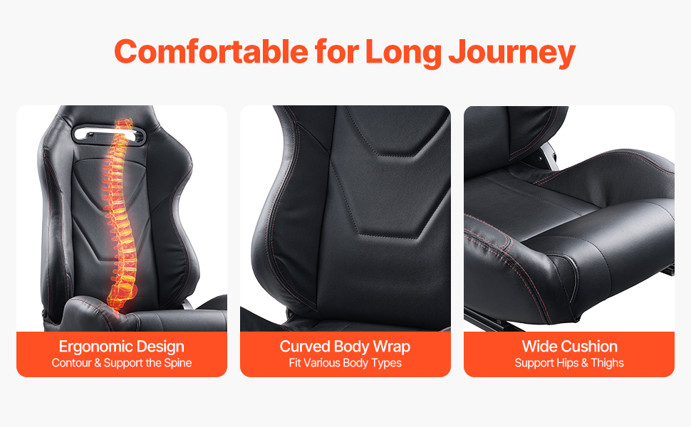 Racing-istuimet PVC-keinonahka