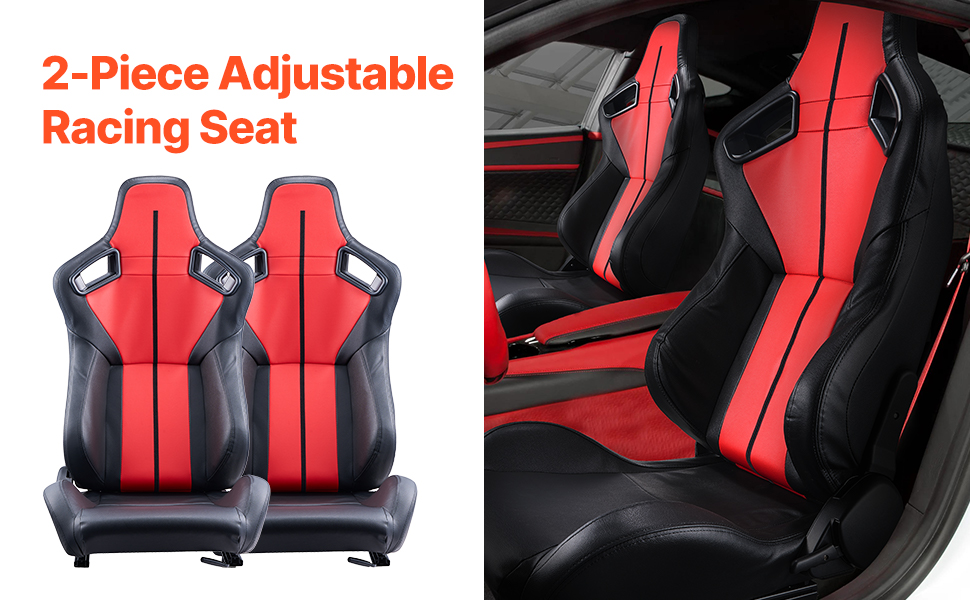 Kilpaistuimet, näkymä edestä