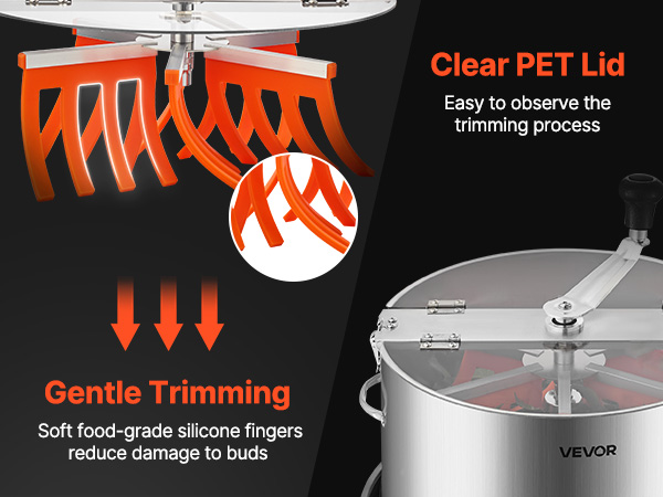 Nupputrimmeri näkyvällä leikkausalueella