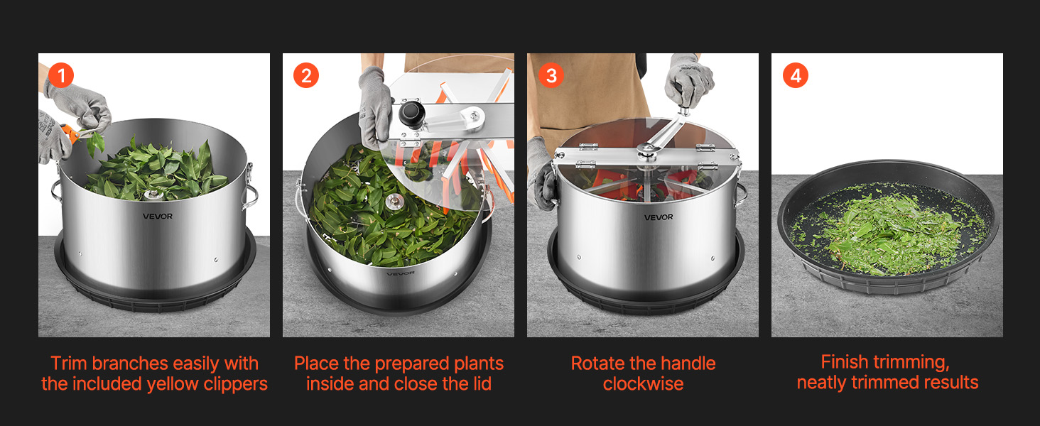 Manuaalinen nupputrimmeri käytössä