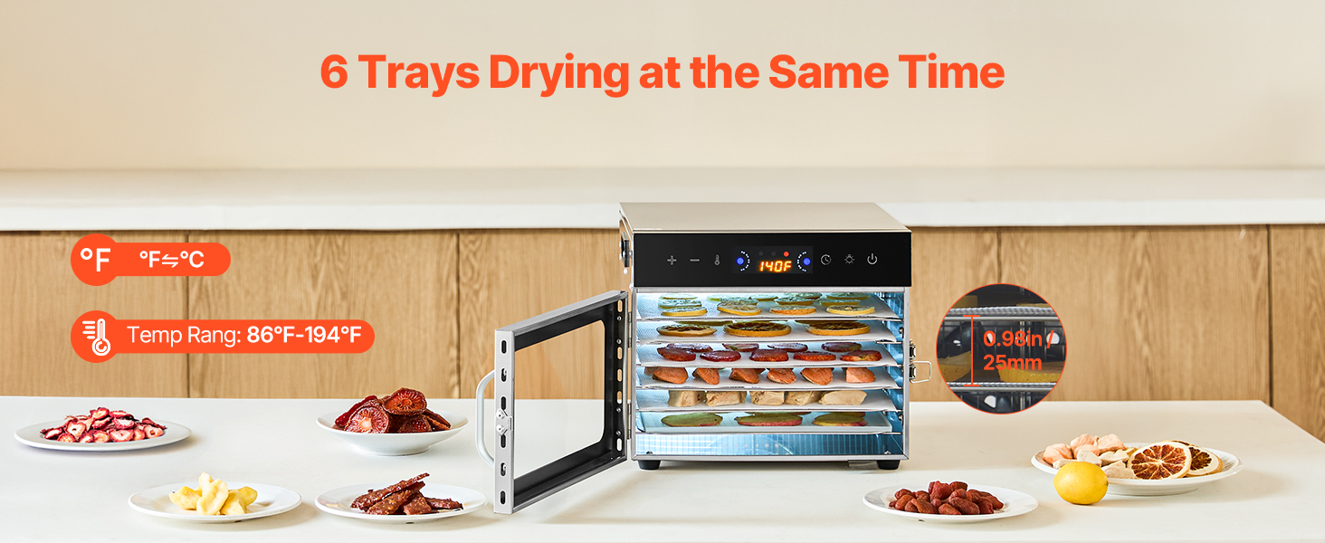 Kuivattavat raaka-aineet useilla tasoilla