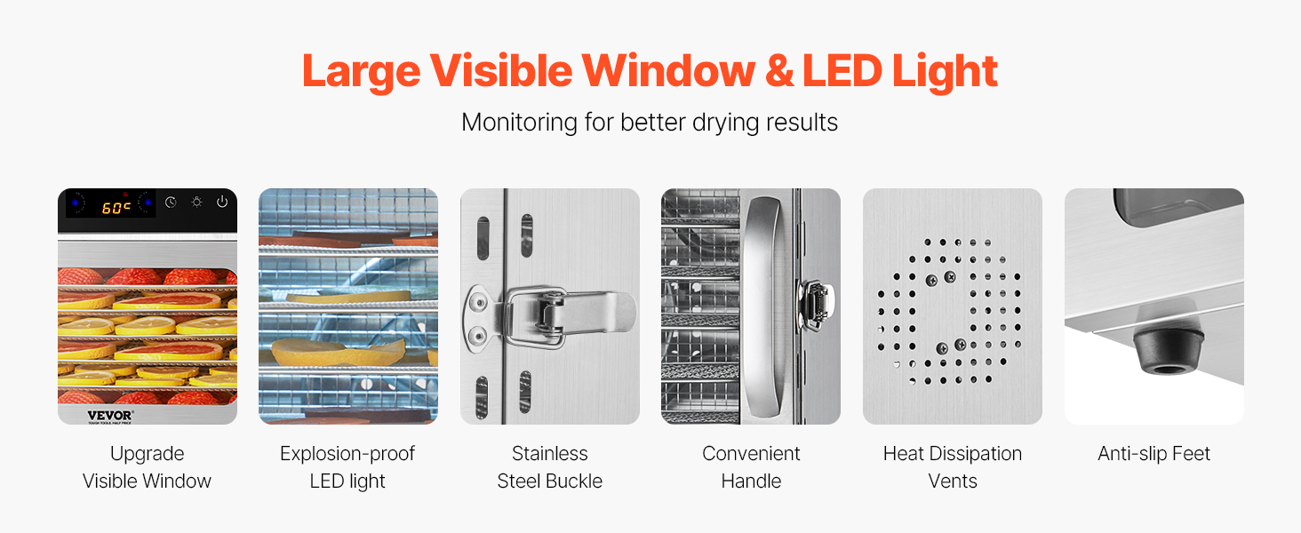 Näkyvä ikkuna kuivausprosessin seurantaan
