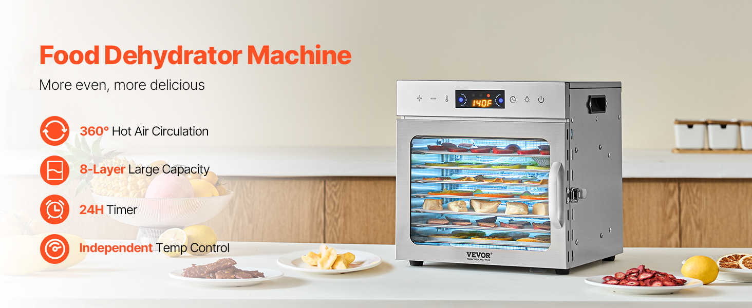 Elintarvikekuivuri, yleisnäkymä