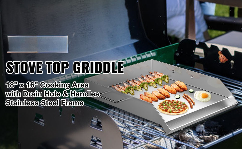 Ruostumaton teräs -grilli- ja paistolevy